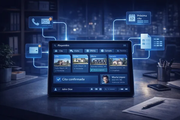 CRM y sistema de seguimiento de oportunidades para inmobiliarias